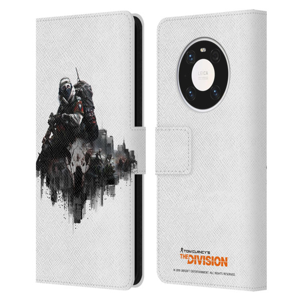 Tom Clancy's The Division Factions Last Man Batallion Leather Book Wallet Case Cover For Huawei Mate 40 Pro 5G