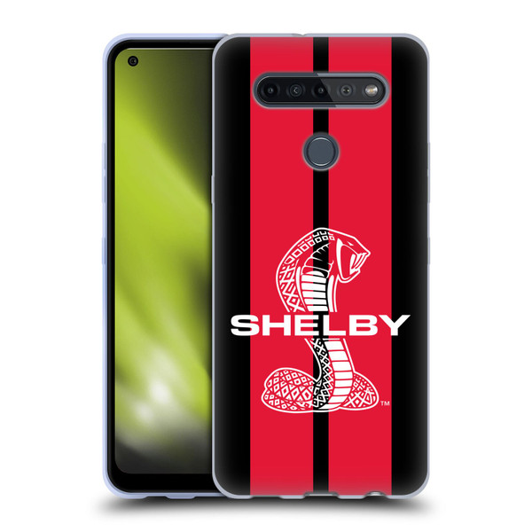 Shelby Car Graphics Red Soft Gel Case for LG K51S