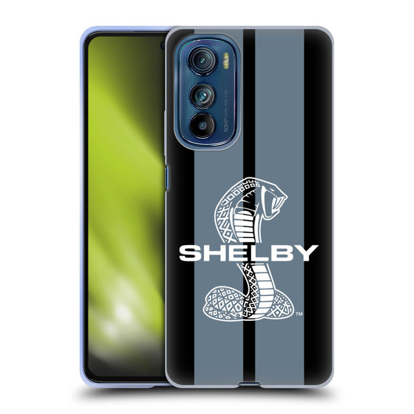 Shelby Car Graphics Gray Soft Gel Case for Motorola Edge 30