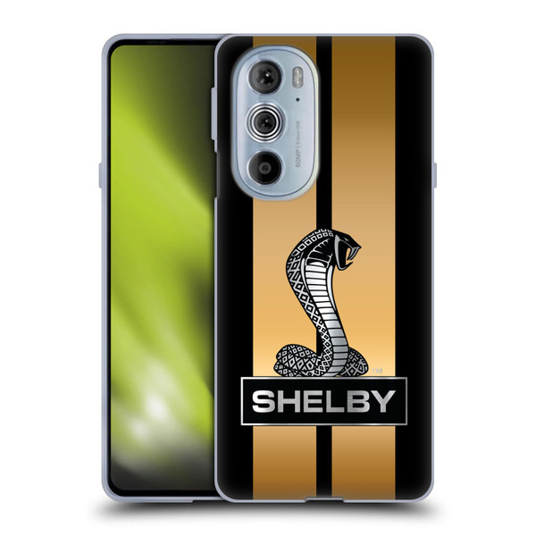 Shelby Car Graphics Gold Soft Gel Case for Motorola Edge X30