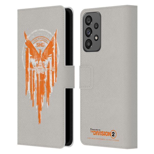 Tom Clancy's The Division 2 Key Art Phoenix Capitol Building Leather Book Wallet Case Cover For Samsung Galaxy A73 5G (2022)