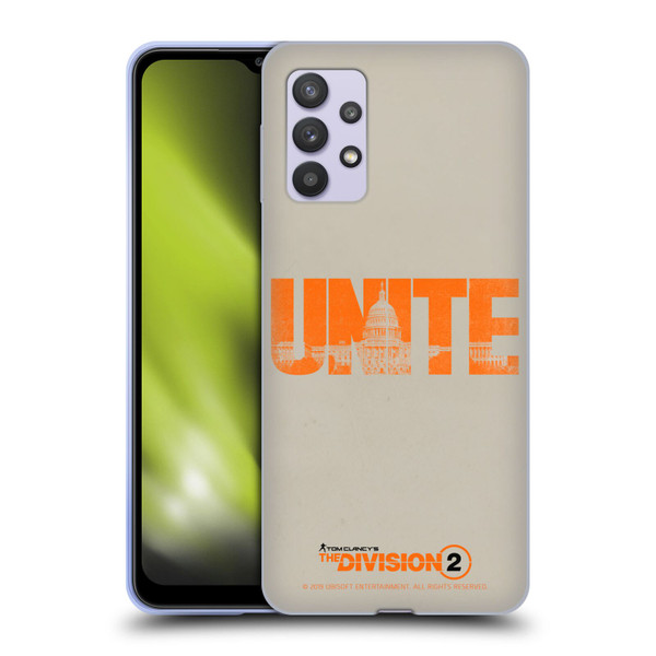 Tom Clancy's The Division 2 Key Art Unite Soft Gel Case for Samsung Galaxy A32 5G / M32 5G (2021)