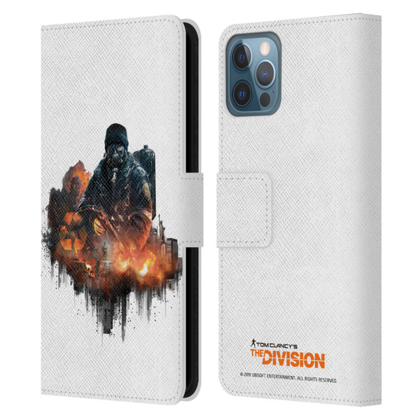 Tom Clancy's The Division Factions Cleaners Leather Book Wallet Case Cover For Apple iPhone 12 / iPhone 12 Pro