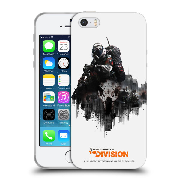 Tom Clancy's The Division Factions Last Man Batallion Soft Gel Case for Apple iPhone 5 / 5s / iPhone SE 2016