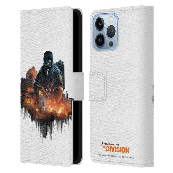 Tom Clancy's The Division Factions Cleaners Leather Book Wallet Case Cover For Apple iPhone 13 Pro Max