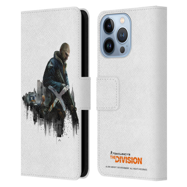 Tom Clancy's The Division Factions Rikers Leather Book Wallet Case Cover For Apple iPhone 13 Pro