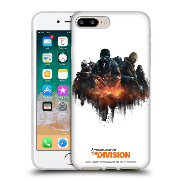 Tom Clancy's The Division Factions Group Soft Gel Case for Apple iPhone 7 Plus / iPhone 8 Plus