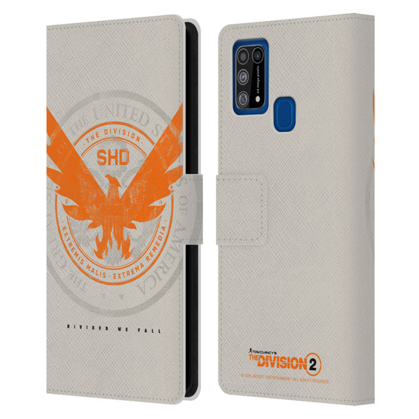 Tom Clancy's The Division 2 Key Art Phoenix US Seal Leather Book Wallet Case Cover For Samsung Galaxy M31 (2020)