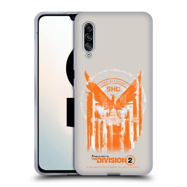 Tom Clancy's The Division 2 Key Art Phoenix Capitol Building Soft Gel Case for Samsung Galaxy A90 5G (2019)