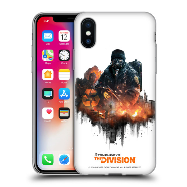 Tom Clancy's The Division Factions Cleaners Soft Gel Case for Apple iPhone X / iPhone XS