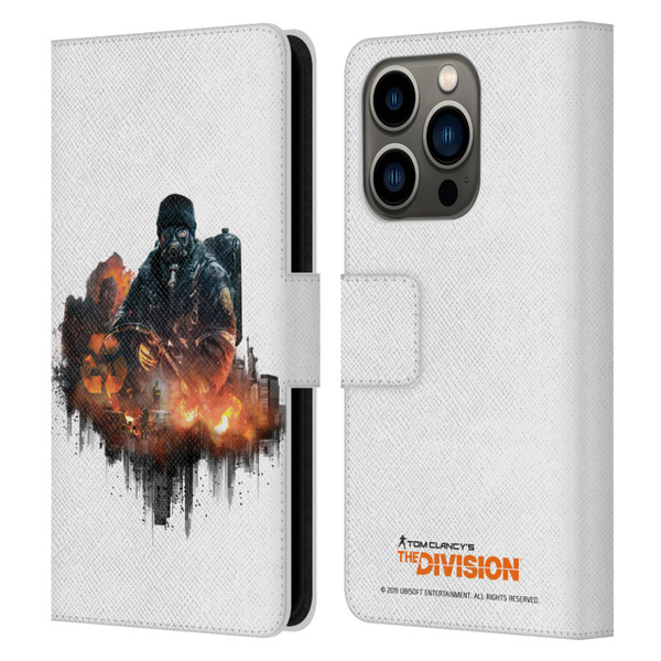 Tom Clancy's The Division Factions Cleaners Leather Book Wallet Case Cover For Apple iPhone 14 Pro