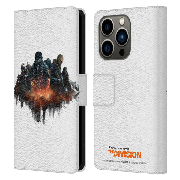 Tom Clancy's The Division Factions Group Leather Book Wallet Case Cover For Apple iPhone 14 Pro