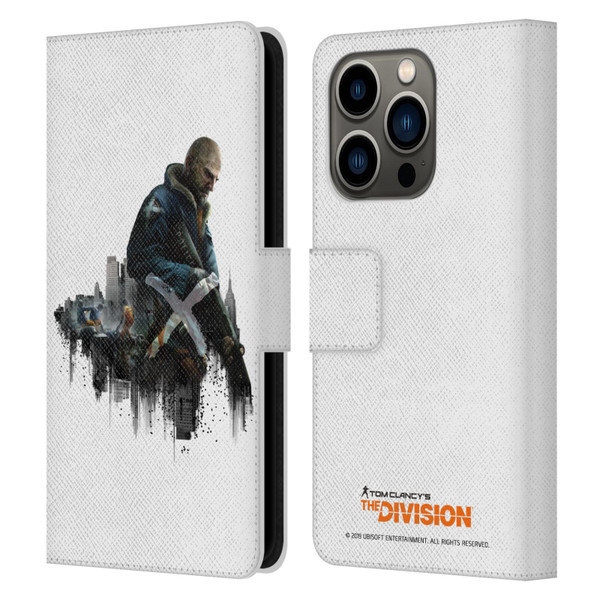 Tom Clancy's The Division Factions Rikers Leather Book Wallet Case Cover For Apple iPhone 14 Pro