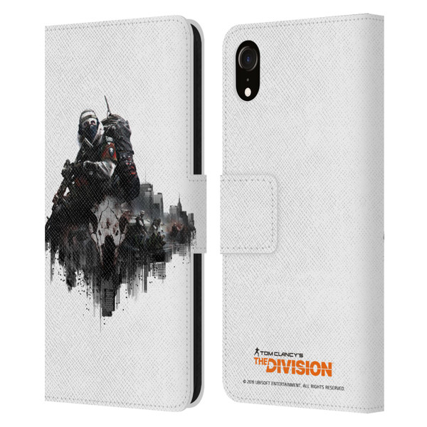 Tom Clancy's The Division Factions Last Man Batallion Leather Book Wallet Case Cover For Apple iPhone XR