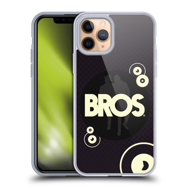 BROS Logo Art Retro Soft Gel Case for Apple iPhone 11 Pro