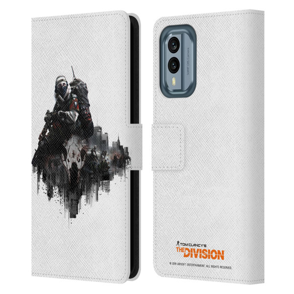 Tom Clancy's The Division Factions Last Man Batallion Leather Book Wallet Case Cover For Nokia X30