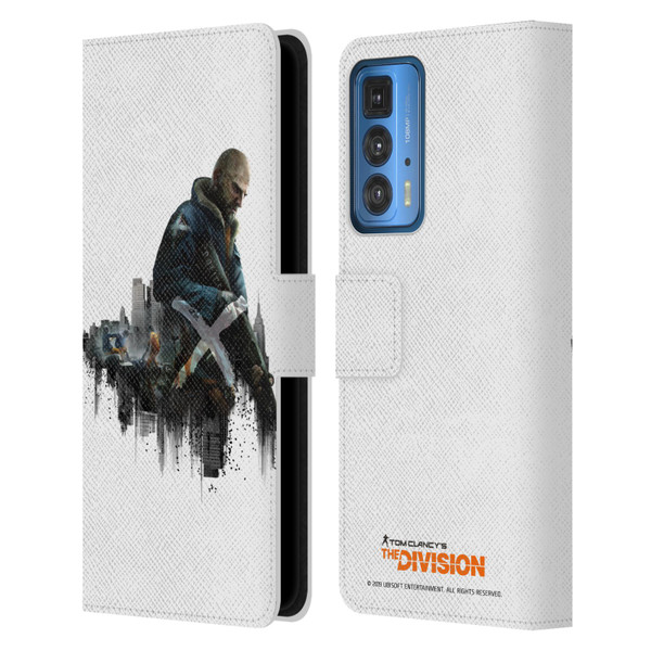 Tom Clancy's The Division Factions Rikers Leather Book Wallet Case Cover For Motorola Edge 20 Pro