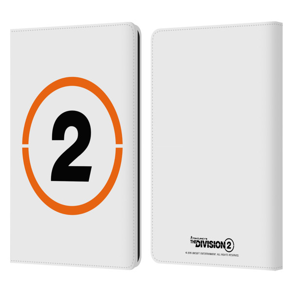 Tom Clancy's The Division 2 Logo Art Ring 2 Leather Book Wallet Case Cover For Amazon Kindle Paperwhite 1 / 2 / 3