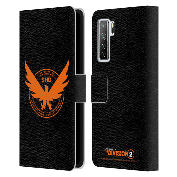 Tom Clancy's The Division 2 Logo Art Phoenix Leather Book Wallet Case Cover For Huawei Nova 7 SE/P40 Lite 5G