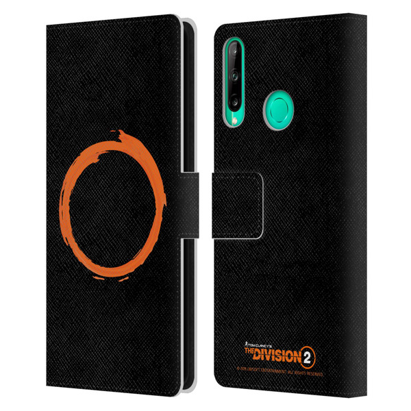 Tom Clancy's The Division 2 Logo Art Ring Leather Book Wallet Case Cover For Huawei P40 lite E