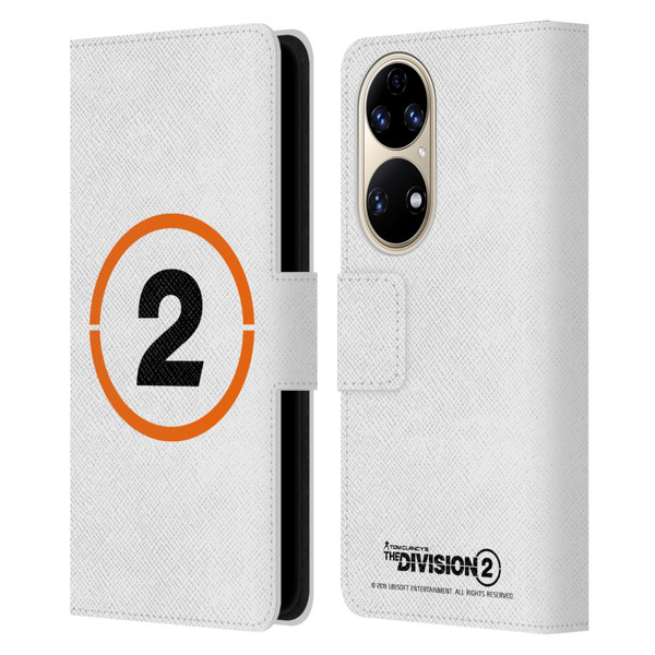 Tom Clancy's The Division 2 Logo Art Ring 2 Leather Book Wallet Case Cover For Huawei P50