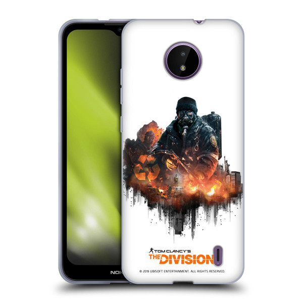 Tom Clancy's The Division Factions Cleaners Soft Gel Case for Nokia C10 / C20