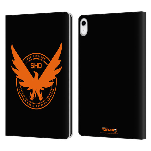 Tom Clancy's The Division 2 Logo Art Phoenix Leather Book Wallet Case Cover For Apple iPad 10.9 (2022)