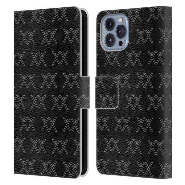 BROS Logo Art Pattern Leather Book Wallet Case Cover For Apple iPhone 14