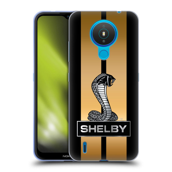 Shelby Car Graphics Gold Soft Gel Case for Nokia 1.4