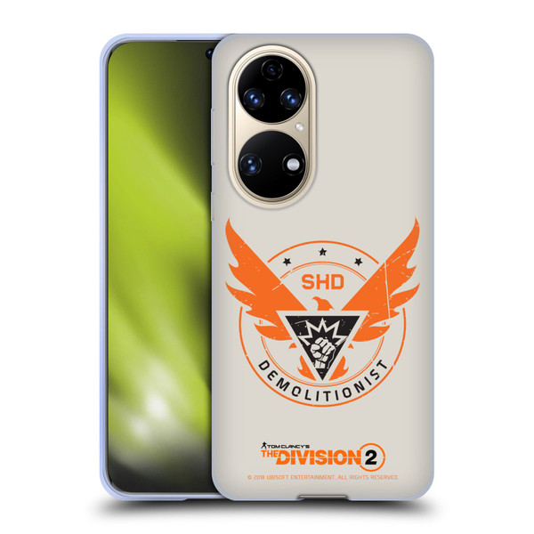 Tom Clancy's The Division 2 Logo Art Demolitionist Soft Gel Case for Huawei P50