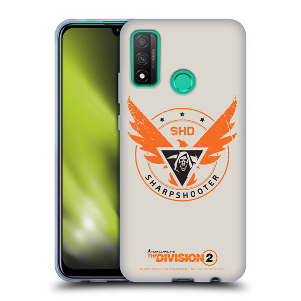 Tom Clancy's The Division 2 Logo Art Sharpshooter Soft Gel Case for Huawei P Smart (2020)