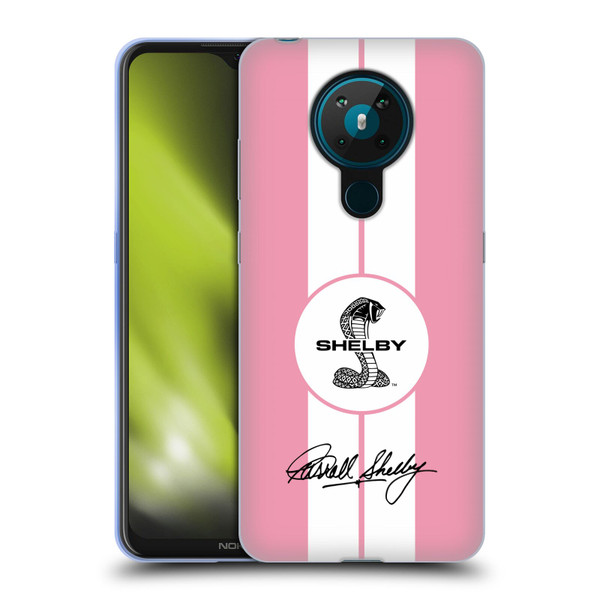 Shelby Car Graphics 1965 427 S/C Pink Soft Gel Case for Nokia 5.3