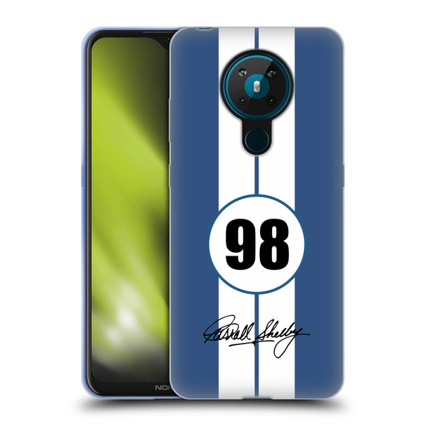 Shelby Car Graphics 1965 427 S/C Blue Soft Gel Case for Nokia 5.3