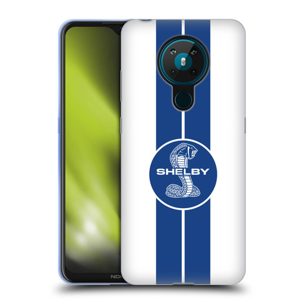 Shelby Car Graphics 1965 427 S/C White Soft Gel Case for Nokia 5.3