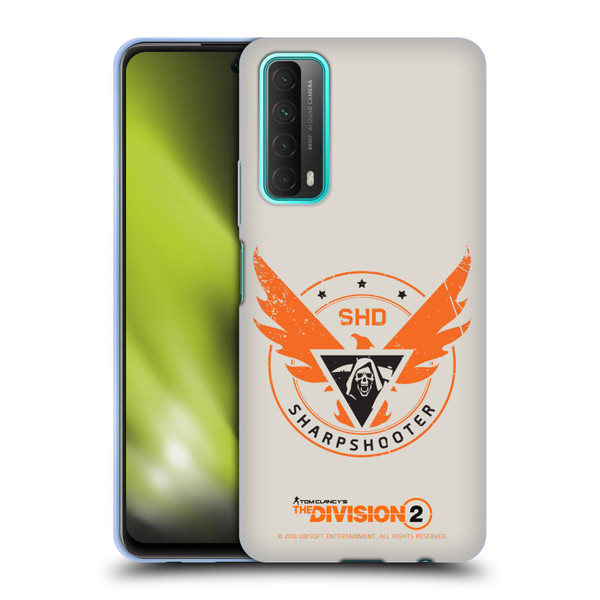 Tom Clancy's The Division 2 Logo Art Sharpshooter Soft Gel Case for Huawei P Smart (2021)