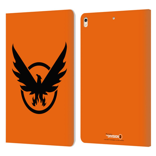 Tom Clancy's The Division 2 Logo Art Phoenix 2 Leather Book Wallet Case Cover For Apple iPad Pro 10.5 (2017)