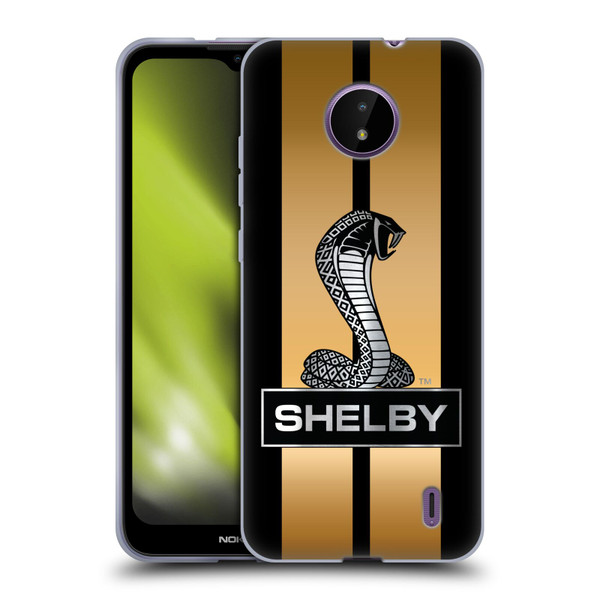 Shelby Car Graphics Gold Soft Gel Case for Nokia C10 / C20