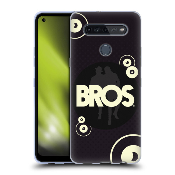 BROS Logo Art Retro Soft Gel Case for LG K51S