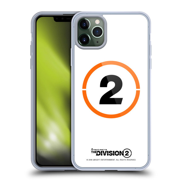 Tom Clancy's The Division 2 Logo Art Ring 2 Soft Gel Case for Apple iPhone 11 Pro Max