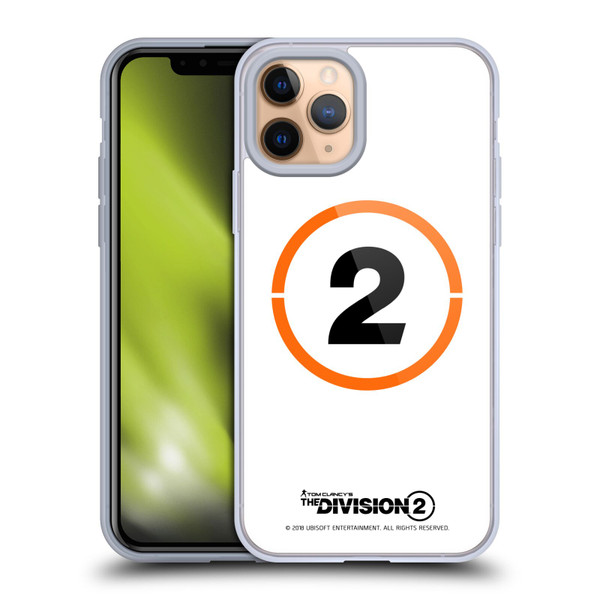 Tom Clancy's The Division 2 Logo Art Ring 2 Soft Gel Case for Apple iPhone 11 Pro