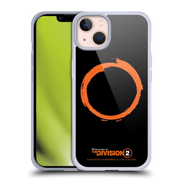 Tom Clancy's The Division 2 Logo Art Ring Soft Gel Case for Apple iPhone 13