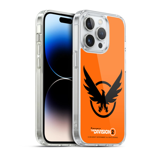 Tom Clancy's The Division 2 Logo Art Phoenix 2 Soft Gel Case for Apple iPhone 13 Pro & MagSafe