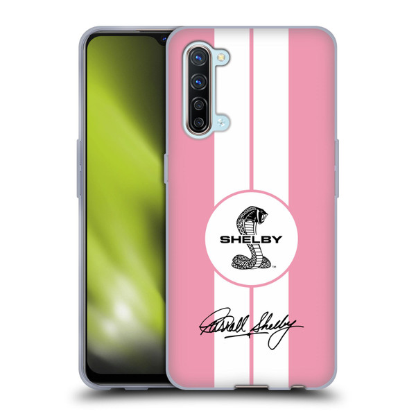 Shelby Car Graphics 1965 427 S/C Pink Soft Gel Case for OPPO Find X2 Lite 5G