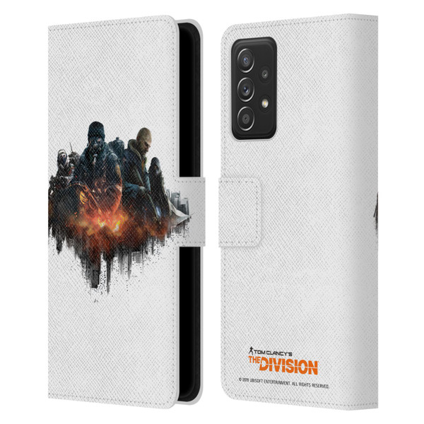 Tom Clancy's The Division Factions Group Leather Book Wallet Case Cover For Samsung Galaxy A52 / A52s / 5G (2021)