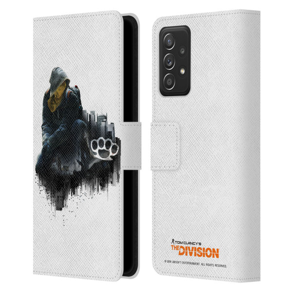 Tom Clancy's The Division Factions Rioters Leather Book Wallet Case Cover For Samsung Galaxy A52 / A52s / 5G (2021)