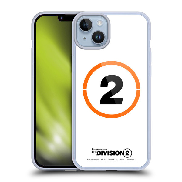 Tom Clancy's The Division 2 Logo Art Ring 2 Soft Gel Case for Apple iPhone 14 Plus