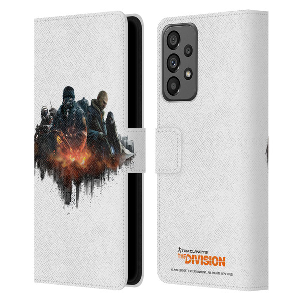 Tom Clancy's The Division Factions Group Leather Book Wallet Case Cover For Samsung Galaxy A73 5G (2022)