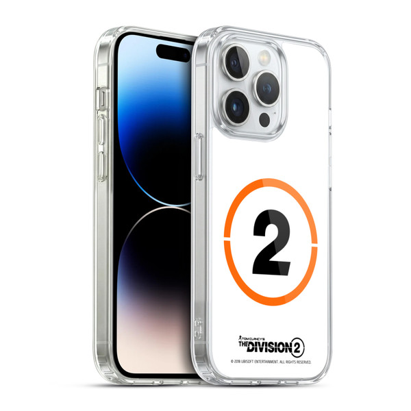 Tom Clancy's The Division 2 Logo Art Ring 2 Soft Gel Case for Apple iPhone 14 Pro & MagSafe