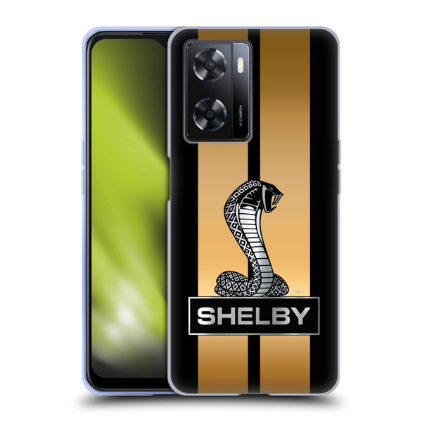 Shelby Car Graphics Gold Soft Gel Case for OPPO A57s