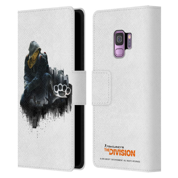 Tom Clancy's The Division Factions Rioters Leather Book Wallet Case Cover For Samsung Galaxy S9